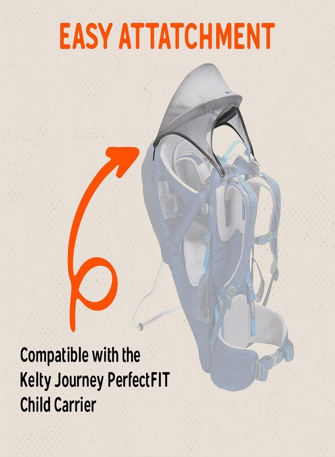 Kelty Journey Perfectfit Sunshade, Sunshade Gray - Image 3